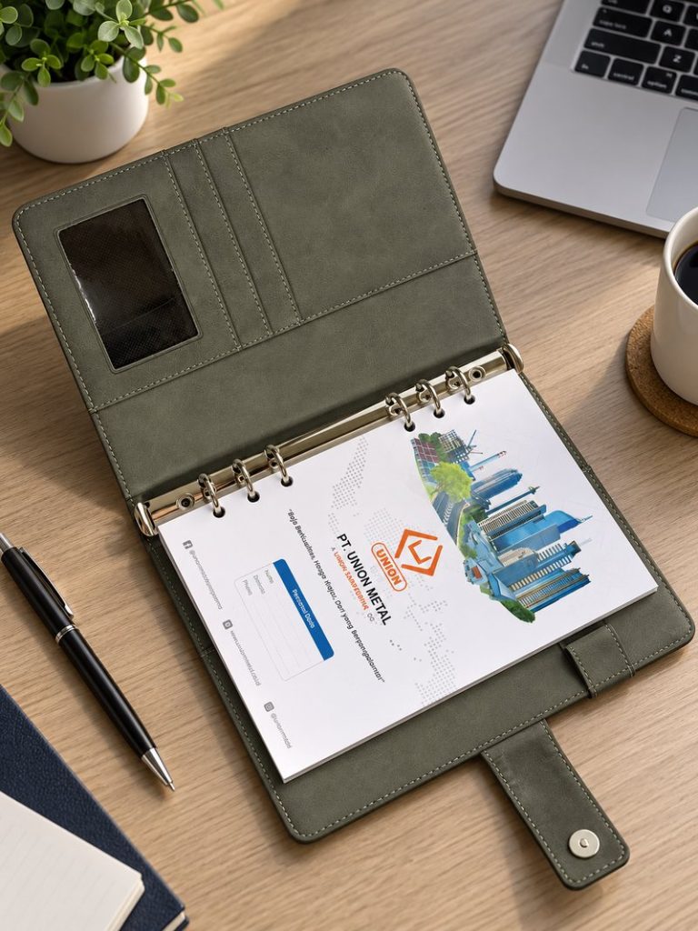 Buku agenda kulit sintetis 1