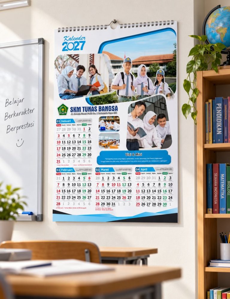 Kalender dinding A3 4