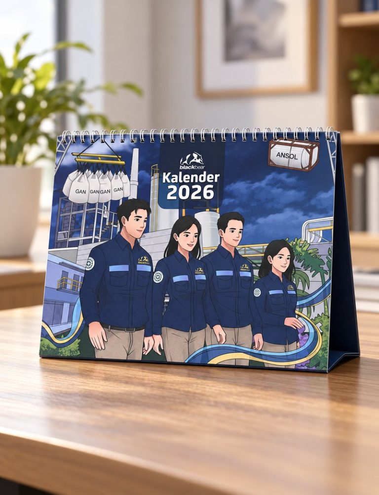 Kalender meja duduk A5 1