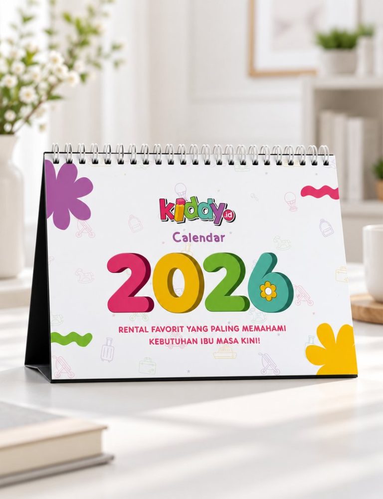 Kalender meja duduk A5 2