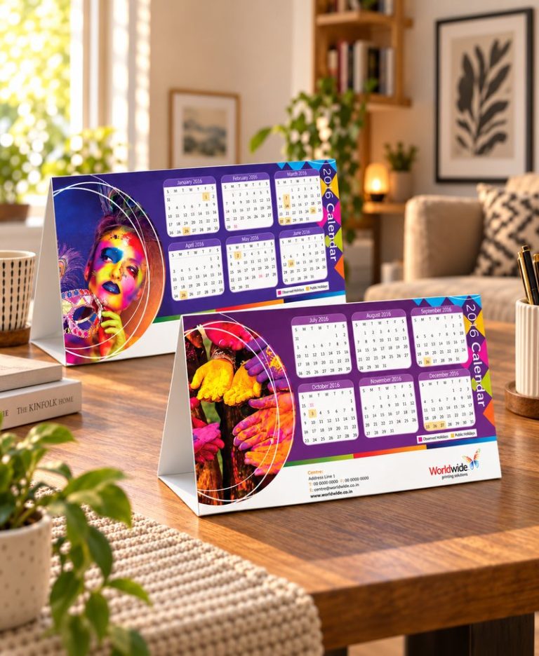 Kalender meja tripod 2