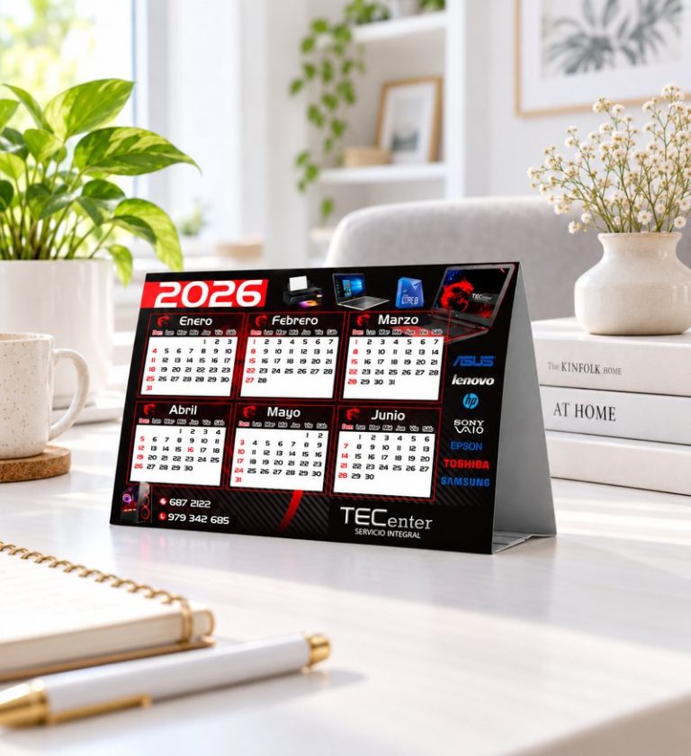 Kalender meja tripod 3